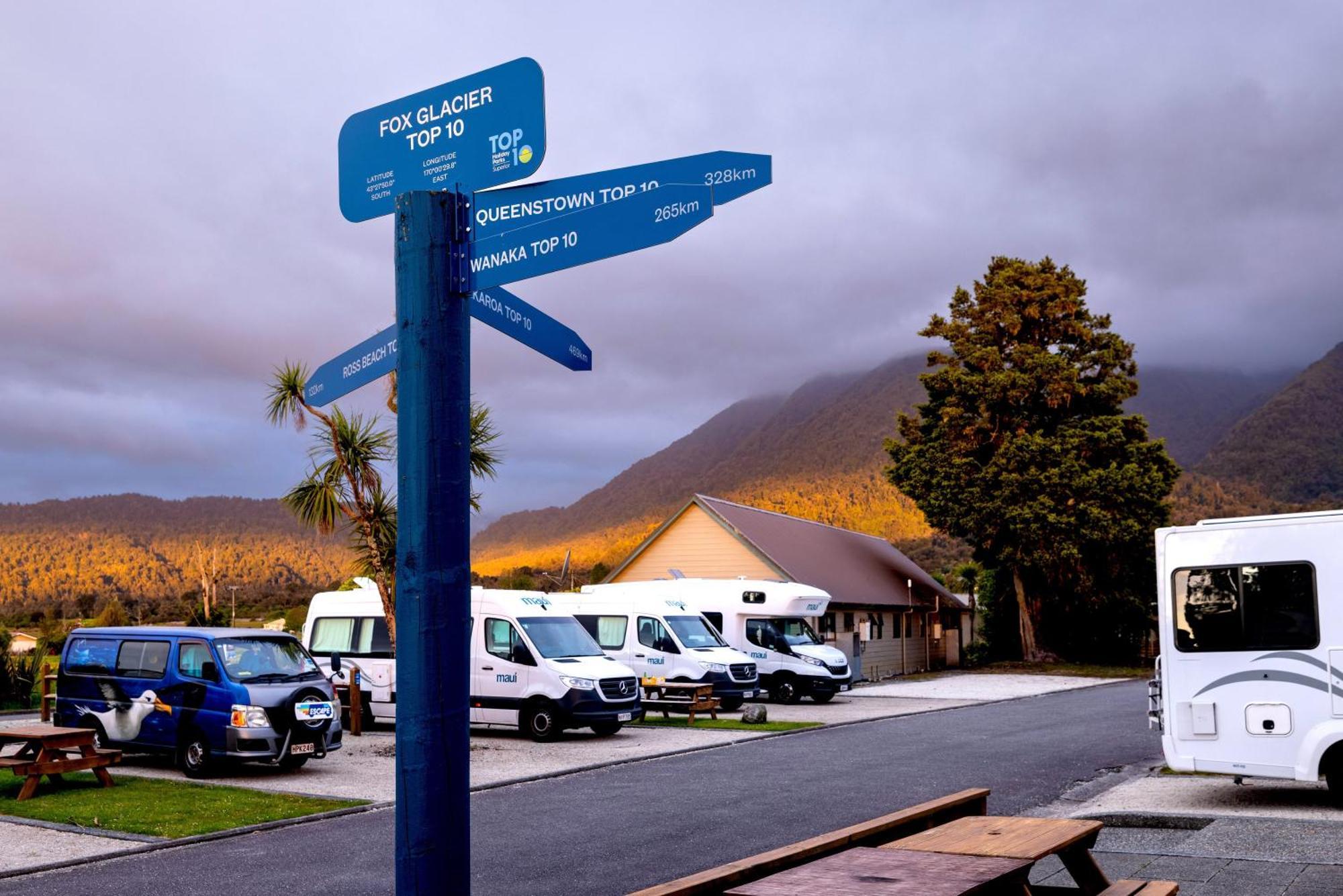 Fox Glacier Top 10 Holiday Park & Motels Exteriör bild